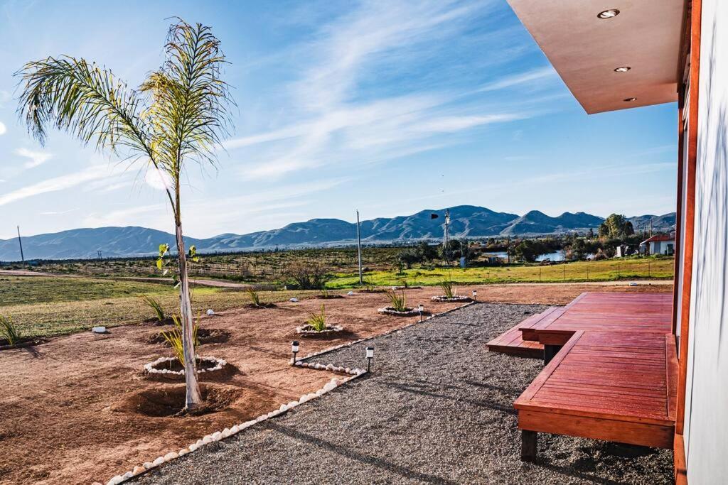 Cabana El Alamo Con Jacuzzi Villa Valle de Guadalupe Esterno foto