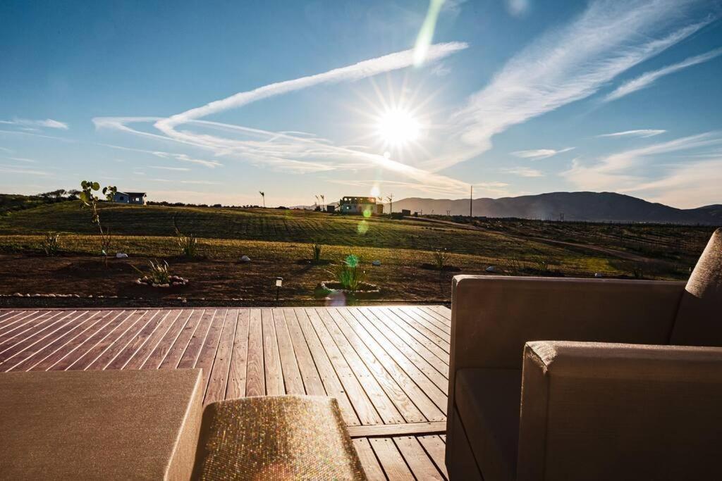 Cabana El Alamo Con Jacuzzi Villa Valle de Guadalupe Esterno foto